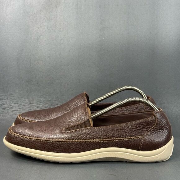 SAS Weekender Slip On Loafer Leather shoes men’s size 10 - Picture 3 of 8